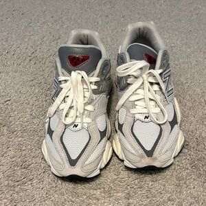 New Balance White and Gray Athletic Shoes